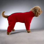 Load image into Gallery viewer, Cockapoo Fleece Dog Coat with legs and zip
