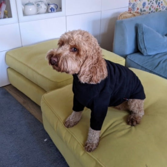 Black Fleece Dog Jumper HOTTERdo