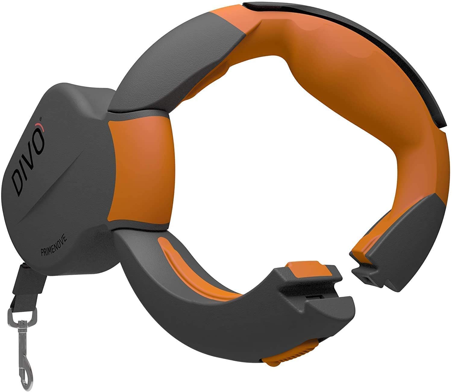 DIVO openable dog lead, orange