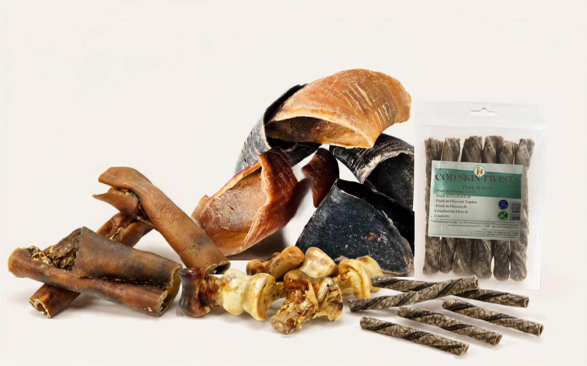 Natural dog treats and chews