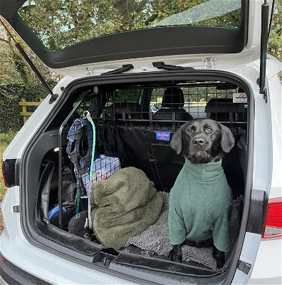 Forest Green Fleece Dog Jumper HOTTERdog®, 100% Rainproof, Breathable, Warm and Washable