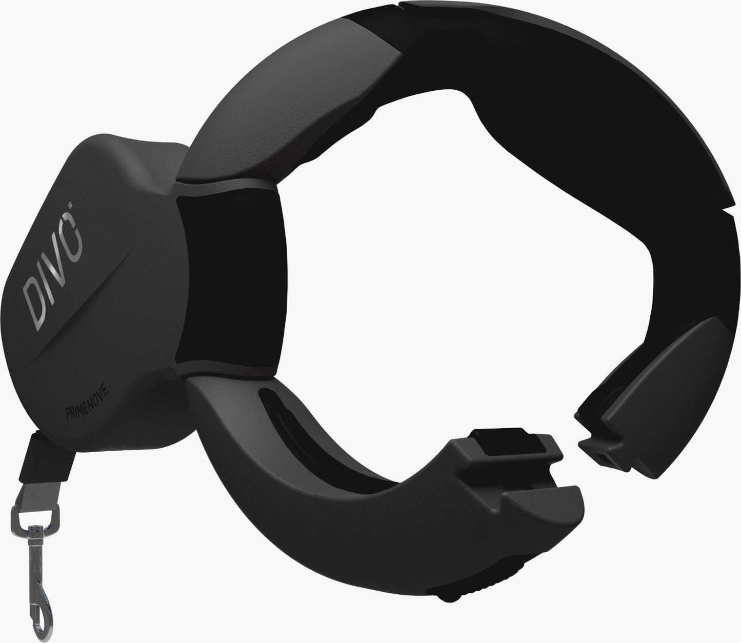 Divo the innovative retractable dog leash, Total Black