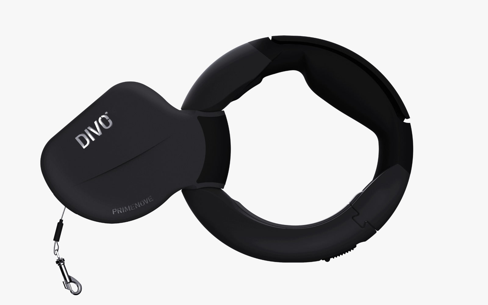 Divo the innovative retractable dog leash, Total Black