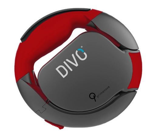 Divo the innovative retractable dog leash, in red