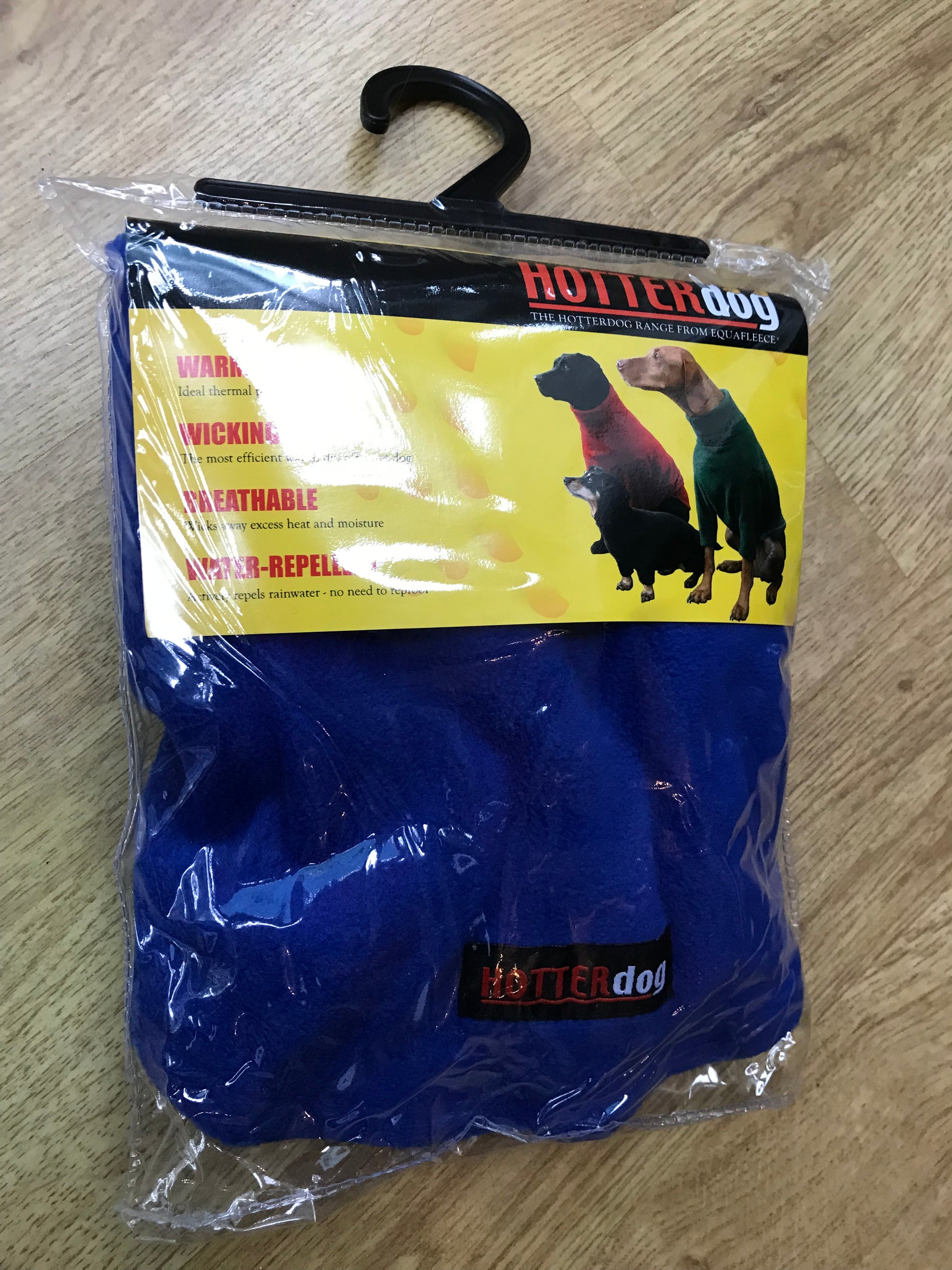 Royal Blue Dog Jumper Fleece the HOTTERdog range from Equafleece