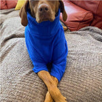 Load image into Gallery viewer, Royal Blue Fleece Dog Jumper by HOTTERdog
