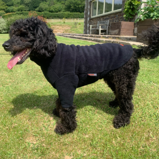 Black Dog Jumper Fleece the HOTTERdog range from Equafleece
