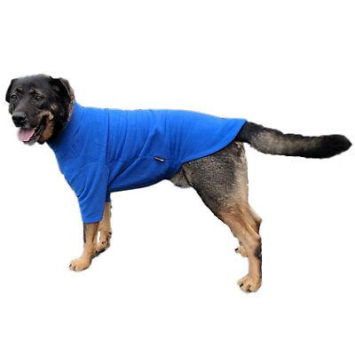 Royal Blue Fleece Dog Jumper 100% Rainproof, Breathable, Warm and Washable